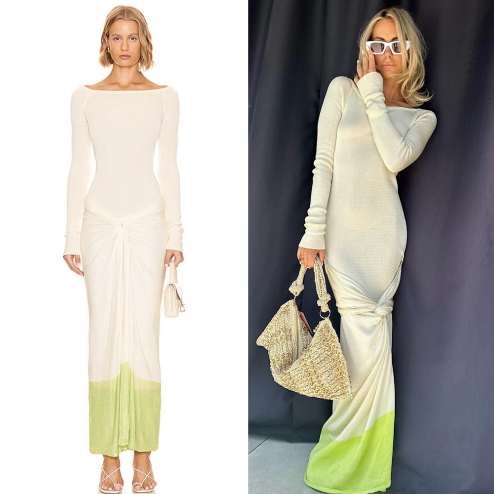 Baobab Amar Maxi Dress in White Lime Size XS NEW! New with tags!